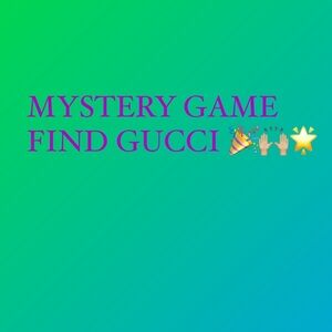 MYSTERY GAME - Find Gucci!!! 🎉🙌🏼🌟